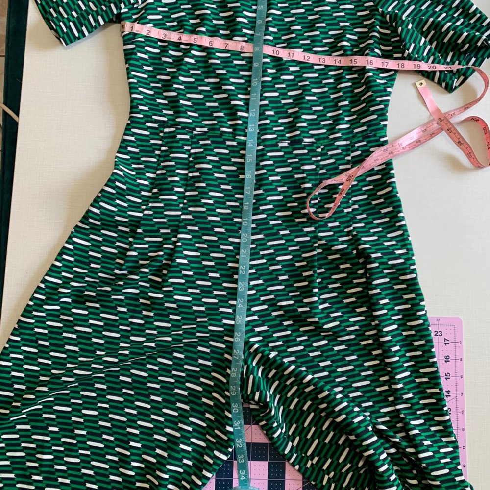 TRAFFIC PEOPLE Grid Print Culotte Jumpsuit - Picture 14 of 16